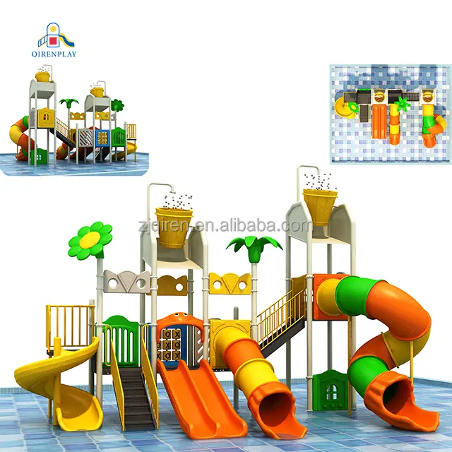 Fabricante de China Water Spray Park Kids Fun Water Slide Water Park Swimming Pool Slide