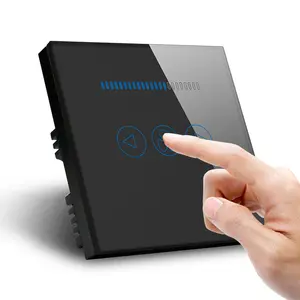 Smart home wireless touch interruttore regolatore ventola da soffitto interruttore dimmer ventola intelligente interruttore ventola zigbee
