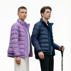 Veste d'hiver à capuche pour femmes et hommes, coupe-vent, imperméable, avec fermeture éclair, doublure amovible, couleur unie, en nylon, résistante au <span class=keywords><strong>froid</strong></span> - Product Image 1