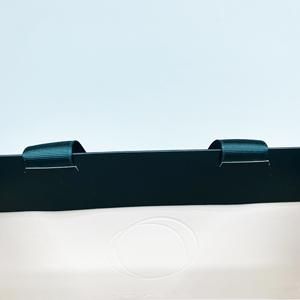 Bolsas de papel personalizadas Bolsa de regalo Ventas directas de fábrica Compras de lujo con su LOGOTIPO Asas de tela promocionales Compras - Product Image 3