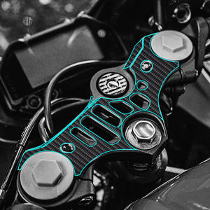 Pour guidon de <span class=keywords><strong>moto</strong></span> yamaha r3 sur joint board 5D autocollants décoratifs en fibre de carbone - Product Image 4