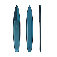 Planche rigide Eps en fibre de carbone pour sports nautiques d'extérieur Plaque de course rapide 14 pouces Planche à pagaie longue SUP pour sports aquatiques