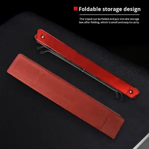 Signalisation de danger réfléchissante triangulaire pliable orange d'urgence, kit d'outils d'urgence, matériau PS pour panne de circulation - Product Image 4