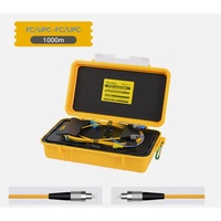 Equipo de Fibra Óptica FTTH: Probador de Área Ciega OTDR FC/UPC 150m-2km, Caja de Cable de Lanzamiento de Fibra SM-9/125m para Extensión de Zona Muerta