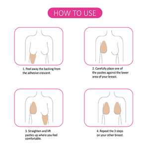High Quality Stable Adhesive Waterproof Breathable Invisible <strong>Boob</strong> Pasties l Plus Size Women's Clothing Nipple Cover - Product Image 6