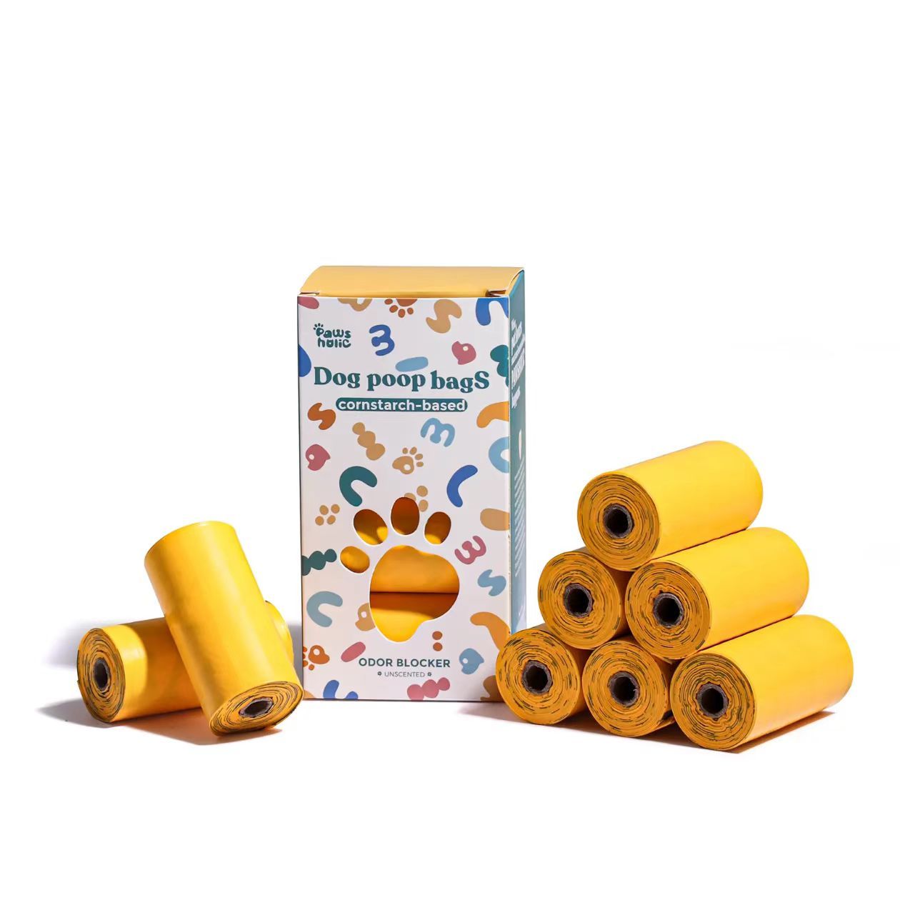Jaune 8 rouleaux