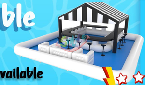 <span class=keywords><strong>Bar</strong></span> de <span class=keywords><strong>piscine</strong></span> flottant ouvert gonflable de taille personnalisée commerciale - Product Image 5
