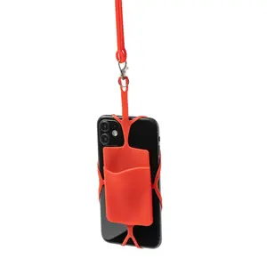 Cordino PORTA SMARTPHONE in silicone gadget personalizzati - Product Image 1
