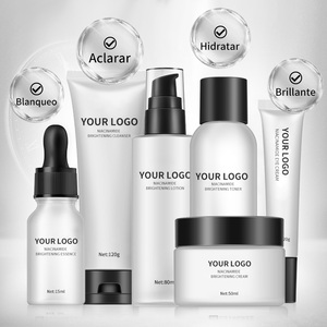 OEM ODM Cuidado de la piel <span class=keywords><strong>facial</strong></span> <span class=keywords><strong>Limpiador</strong></span> Tónico Hidratante Esencia Crema Hidratante e iluminadora Juego de 5 piezas - Product Image 1
