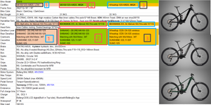 Telaio per Bicicletta M820 Mountain Bike Soft Tail in Fibra di Carbonio a Doppia Sospensione con Assistenza a Batteria al Litio e Motore Centrale Ottagonale - Product Image 6