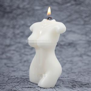 Velas aromáticas con forma de cuerpo masculino y femenino desnudas hechas a mano para decoración del hogar o fábrica de bares al por mayor con caja de regalo - Product Image 1