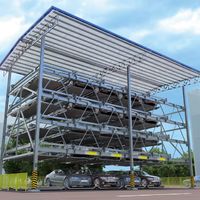 Plateforme élévatrice de stationnement multi-étages automatisée et intelligente avec une capacité de 2000 kg et un temps de levage de 50 secondes pour centre de réparation automobile