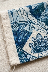 Essuie-mains de cuisine Majestic <span class=keywords><strong>Glacier</strong></span> Depth en coton cristallin bleu profond - Product Image 4