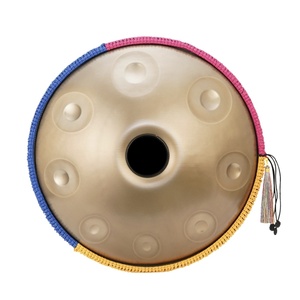 <span class=keywords><strong>Handpan</strong></span> 17 tons en Ré mineur en acier inoxydable, qualité export améliorée, de la Source d'Instruments de Musique - Product Image 1