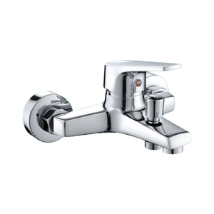 Robinet de douche mural poli avec interrupteur dissimulé baignoire antigel chaud froid Triple robinet accessoires de quincaillerie - Product Image 1