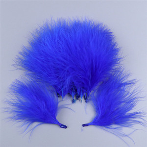 Commercio all'ingrosso 3-4 pollici (7-10cm) varia colori piume di marabù di tacchino per materiali per la costruzione di mosche - Product Image 4
