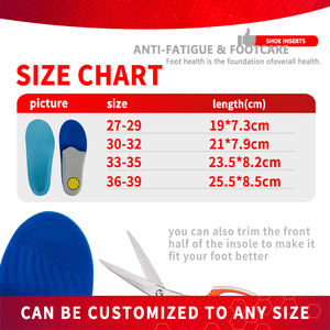 Soletta ortopedica per <span class=keywords><strong>bambini</strong></span> con piedi piatti in gel tpe a tutta lunghezza personalizzata plantare plantare plantare per <span class=keywords><strong>bambini</strong></span> - Product Image 6