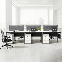 Bureau de direction en bois avec armoire, adapté à un ordinateur ou un ordinateur portable, poste de travail commercial réglable en hauteur