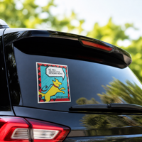 Autocollant personnalisé pour vitre de voiture, logo transférable, vinyle amovible, décalcomanie pour pare-brise et pare-chocs, étanche, découpé sur mesure pour véhicule