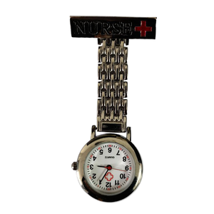 Montre de poche à quartz en alliage d'acier inoxydable de haute qualité pour infirmières, professionnels médicaux et salons de beauté - Product Image 1