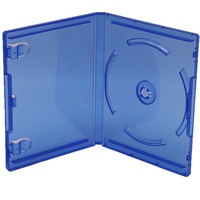 Boîtier de disque unique compatible PS5 PS4 en stock, emballage bleu en matériau PP