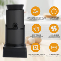 WEIBU – fumoir à cocktail électrique, fonctionne sur batterie, pour bar domestique, infuseur de fumée, mini machine à fumer