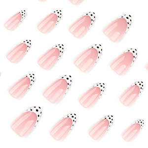 <span class=keywords><strong>Uñas</strong></span> postizas con forma <span class=keywords><strong>de</strong></span> almendra corta francesa blanca transfronteriza, <span class=keywords><strong>uñas</strong></span> acrílicas <span class=keywords><strong>de</strong></span> cobertura completa, prensa <span class=keywords><strong>de</strong></span> larga duración en las <span class=keywords><strong>uñas</strong></span> - Product Image 4