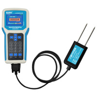 Testeur de sol 5 en 1 avec 5 sondes, mesure de la température, de la conductivité, du NPK, du pH, analyseur de sol portable