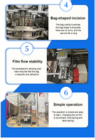 Machine d'emballage électronique de haute précision pour sucre blanc, aliments soufflés et granulés de graines de melon