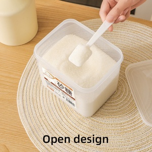 Meilleures ventes : Contenants hermétiques en plastique pour sucre avec couvercles, pour le rangement transparent des aliments dans le garde-manger de la cuisine - Product Image 3