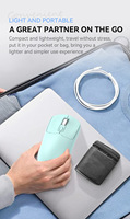 Souris rechargeable à double mode Bluetooth 2.4G USB silencieuse, souris sans fil pour ordinateur portable, tablette, Macbook