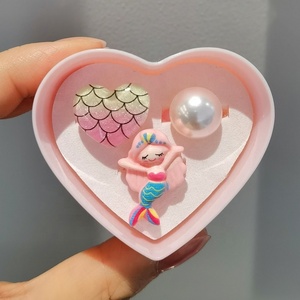 女孩生日礼物儿童戒指公主可爱卡通饰品套装 - Product Image 2