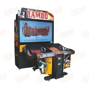 Rambo – Console de jeux vidéo pour parc d'attractions, jeux d'intérieur à pièces de monnaie, Machines de jeux de tir