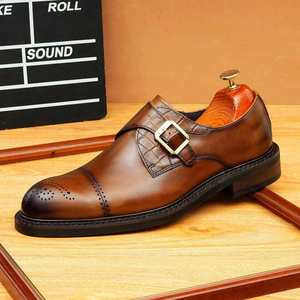 Nuevos Zapatos Oxford de Conducción de Cuero Personalizados Color Mocha, Hechos a Mano con Cordones Formales y Puntera Puntiaguda - Product Image 3