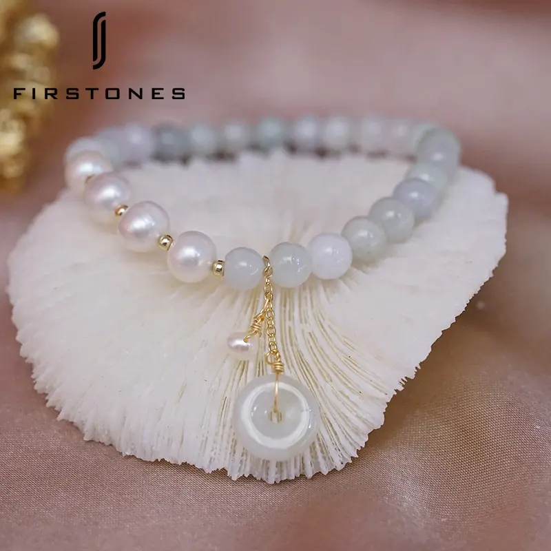 Bracelet en perles d'eau douce, 5mm, bijoux d'améthyste, en Jade hétian, transfert de bénédiction,
