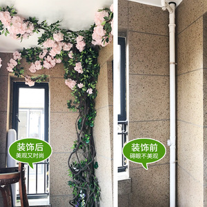 Decoración de Tubería con Corteza Artificial de 30cm-100cm para Paisajismo Interior, Embellecimiento de Pilares y Cobertura Verde - Product Image 5