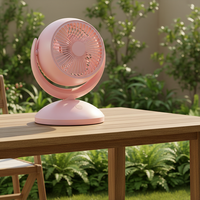 Ventilateur de table rechargeable fiable pour hôtel, ventilateur de bureau silencieux à moteur pour la maison