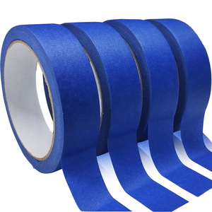 Premium 4-Roll 88yd <span class=keywords><strong>Blue</strong></span> Painter's Tape Resistente al calor Multiusos para manualidades DIY Fácil eliminación Sin residuos Etiquetado decorativo - Product Image 1