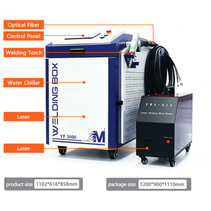 1500w 2000w 3000w Lithium Battery Welding <b>Machine</b> for the Handheld Integrated <b>Laser</b> Welding <b>Machine</b> Is Mainly Composed - Product Image 6