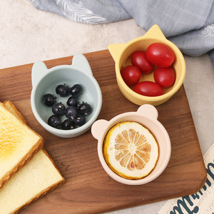 เครื่องใช้บนโต๊ะอาหารสำหรับเด็กแบบข้ามพรมแดนชามขนมซิลิโคนสำหรับรับประทานอาหารเสริมสำหรับแม่และเด็ก - Product Image 4