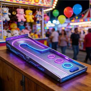 Jeu de table de fête de carnaval d'intérieur Led Whip <span class=keywords><strong>N</strong></span> Skip en métal - Jeu de boule roulante de qualité supérieure Whip-and-Skip, parc d'aventure, vente en gros, parc de fête - Product Image 1