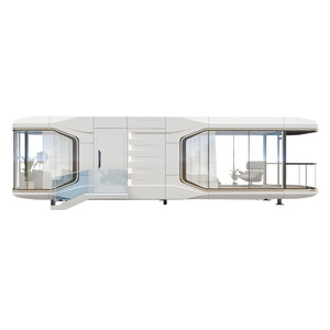 <span class=keywords><strong>Casa</strong></span> Modular Prefabricada Modelo E7, Tipo Cápsula Espacial, para Alojamiento en Zonas Turísticas, con Vista al Huerto <span class=keywords><strong>de</strong></span> Manzanas y Cielo Estrellado - Product Image 5