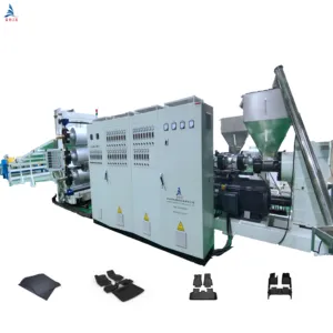 Plastic Hdpe Pvc Wpc Marmeren Plaat Extruder Maken Machine Pp Holle Gegolfde Profiel Extrusie Machines