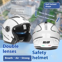 730 Casque électrique de voiture et de moto Casque d'équitation quatre saisons à double lentille avec une visibilité optimale pour le commerce extérieur