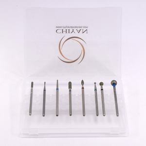 المهنية الصانع 8 قطعة e-ملف مانيكير بشرة نظيفة كربيد الماس برميل مسمار مجموعة لقمة مثقاب مع حالة - Product Image 5