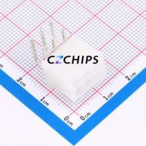 C4255WR-2X03P Wire-to-Board Pin Header Bent Lead Through Hole,P=4.2mm Connector 2x3P 4.2mm Right Angle Insert 6P - Product Image 1