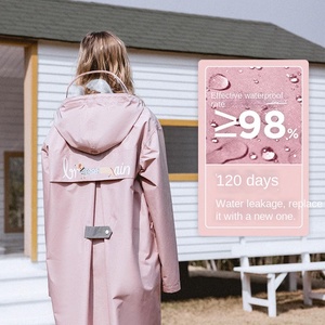 <span class=keywords><strong>Impermeable</strong></span> con Capucha para Bicicleta Eléctrica, para Mujeres y Hombres Adultos, Protección Completa del Cuerpo para Ciclismo y Senderismo - Product Image 1