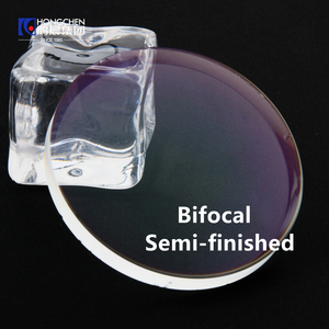 HONGCHEN Sf 1,56 <span class=keywords><strong>Lentes</strong></span> de anteojos con parte superior redonda <span class=keywords><strong>Lentes</strong></span> ópticas <span class=keywords><strong>bifocales</strong></span> oftálmicas <span class=keywords><strong>multifocales</strong></span> semiacabadas 1,49 UC - Product Image 2