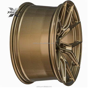 Xingtu ล้อแม็กสีทอง17 18 19 <span class=keywords><strong>20</strong></span> 21 22นิ้ว1ชิ้น5X120สีทองขัดเงาสำหรับเฟอร์รารีออดี้ - Product Image 2