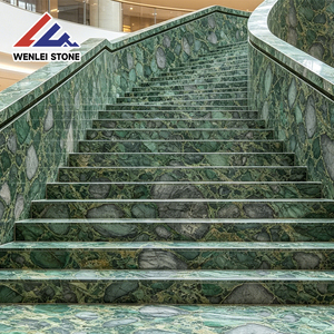 Lastra di Marmo Verde Smeraldo Brasiliano di Lusso Wenlei, <span class=keywords><strong>Pietra</strong></span> Naturale Impermeabile per Cucina, Bagno, Pareti, Pavimenti e Piani di Lavoro Interni - Product Image 3